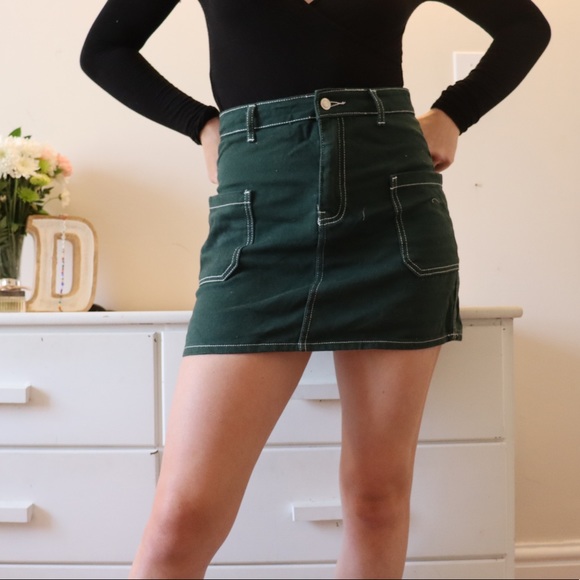 Forest Green Skirt - Picture 1 of 3